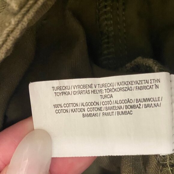 Denim Co. Olive Green Cargo Pants Women’s Size 4 (EUR 36 / UK 8) - Picture 9 of 10